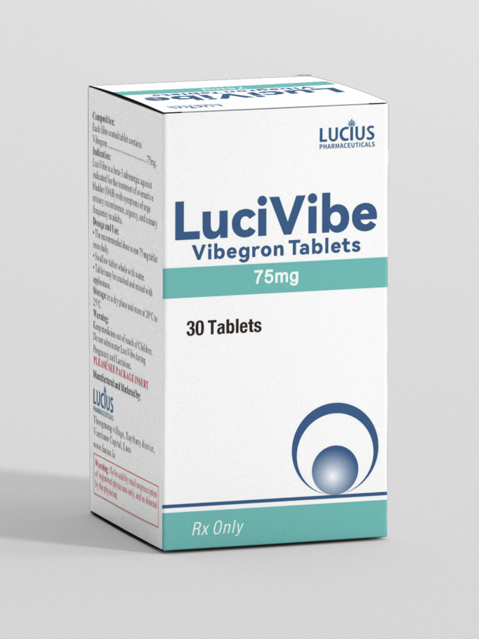 卢修斯lucius(lucivibe)vibegron维贝格龙适应症和用法用量