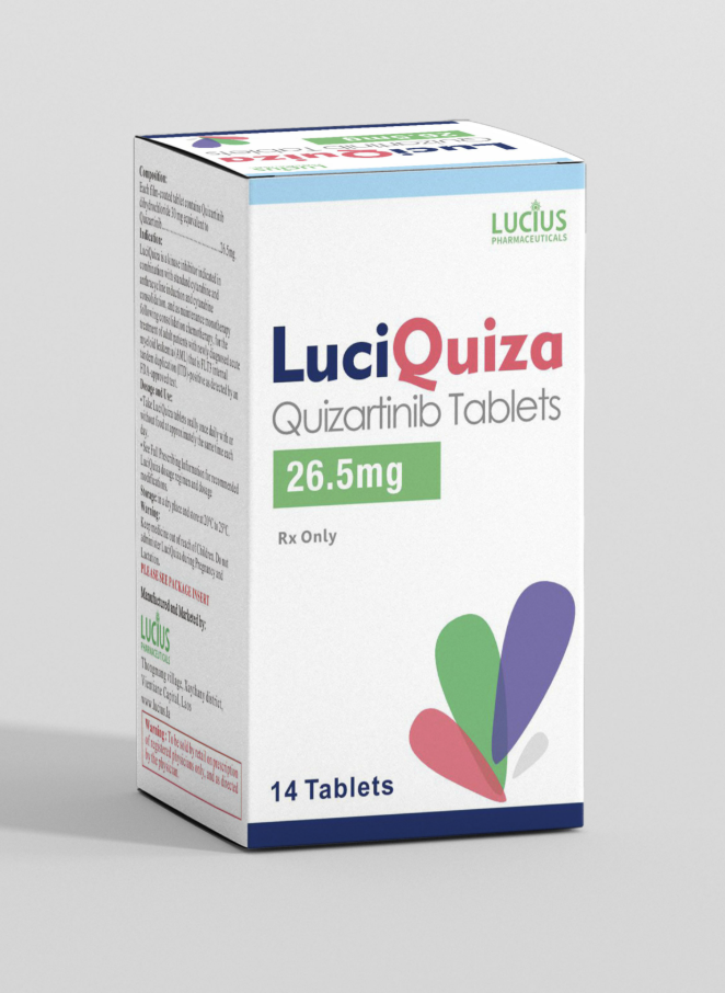 卢修斯Lucius奎扎替尼26.5mg（luciquiza)Quizartinib适应症和用法用量