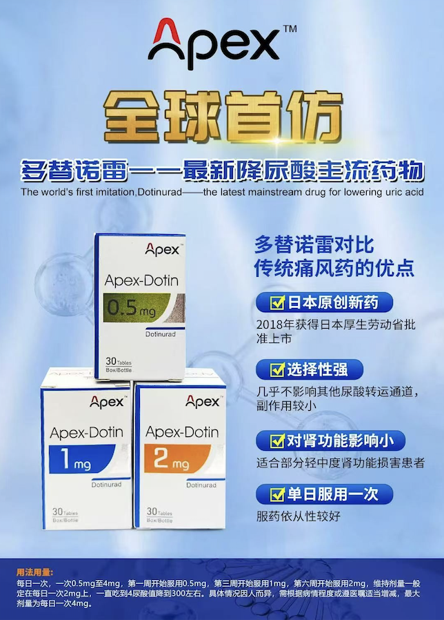 多替诺雷（Dotinurad）用法用量指南